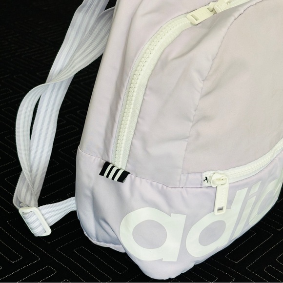 Adidas Linear Mini Backpack Small Purple Bag One Size - Picture 4 of 9